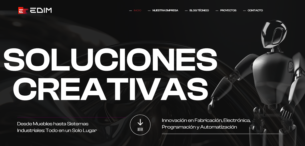 Desarrollo Web Sitio EDIM SpA - adicional