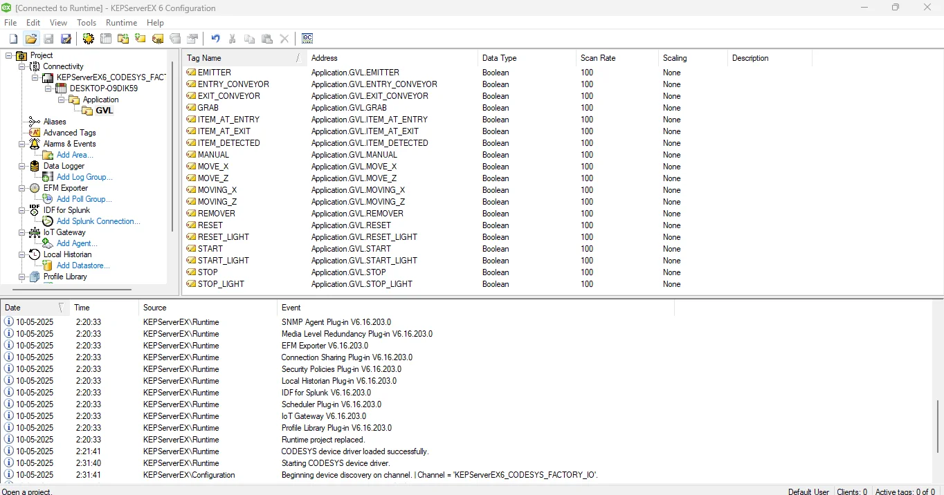 Capacitación en Automatización: Control de Cinta Transportadora con Brazo de Agarre - adicional