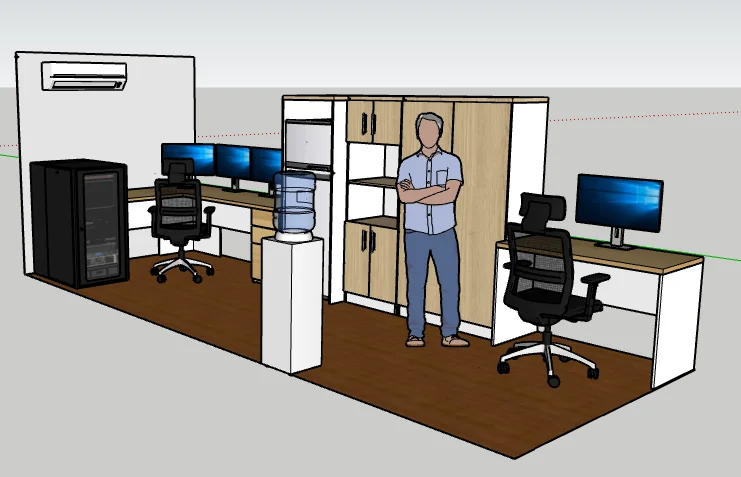 Diseño y Cotización de Sala de Control para Casa de Fuerza en Planta de Generación